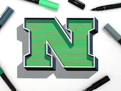 N artwork design handlettering letter lettering logo type typography