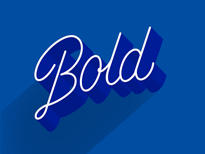 Extra Bold! bold lettering monoline procreate script typography