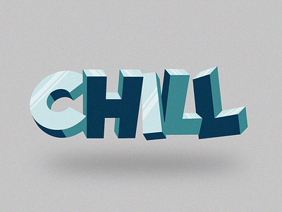 CHILL chill font lettering logo procreate relax type typography