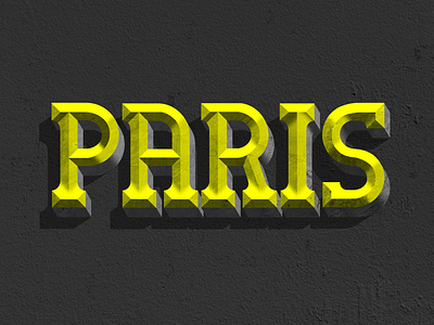Paris lettering paris procreate typography