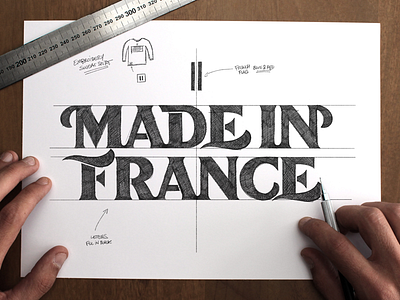 Sketch france handlettering lettering madeinfrance sketch typography wip