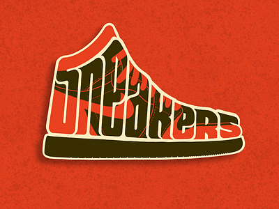 Sneakers. handlettering lettering nike red shoe sneakers type typography