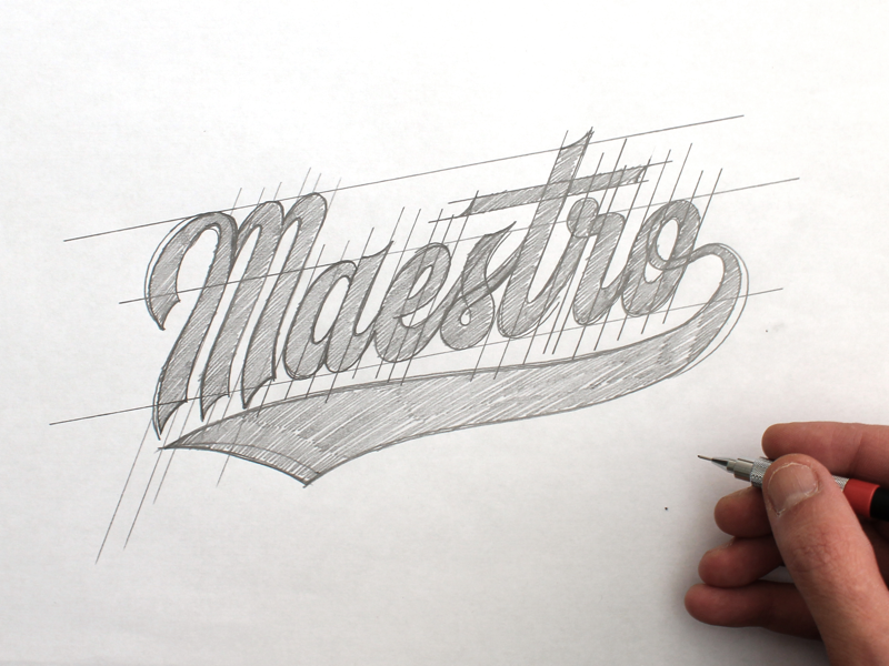 Sketch custom typography lettering handlettering maestro sketch workinprogress wip