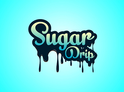 Sugar Drip Logo Design branding design graphic design illustration logo logodesign motion graphics typography ui ux vector