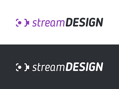 Stream Design branding design flat livestream logo type typography