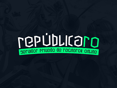 RepúblicaRO branding design flat logo typography