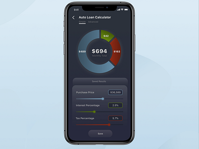 Auto-Loan Calculator — Daily UI #004