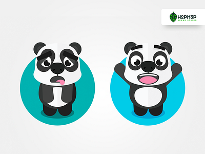 Active Panda | Ilustrations active health icon illustrations illustrator ilustration panda tired