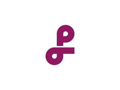 L + P brand l line logo lp mark monogram p script typography