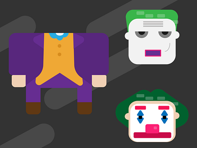 joker animation app branding design illustration vector