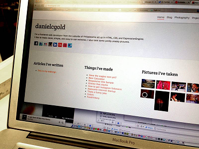 Redesigned my website blog launch personal site photography portfolio projects web site