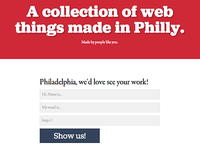 Where you at, Philly? design gallery philadelphia philly portfolio submit work