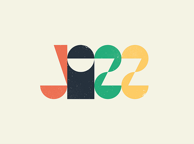 JAZZ circle graphicdesign icon letterpress pictograms print design printmaking square typography vector