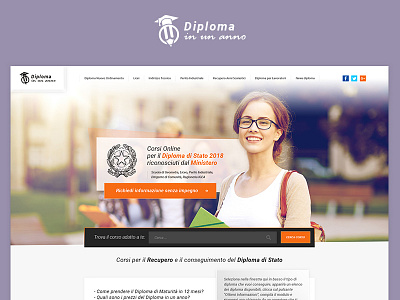 Diploma in un anno design project redesign ui ux ux ui design we design web web ui website