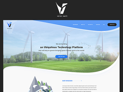 Verse Vault blue design green project redesign ui ux web website