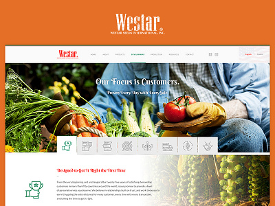 Westar blue design photoshop project redesign ui ux web website