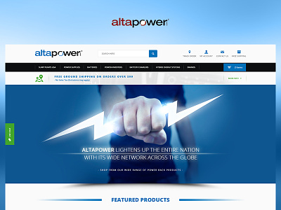 Altapower case study design fun photoshop project redesign ui ux web website
