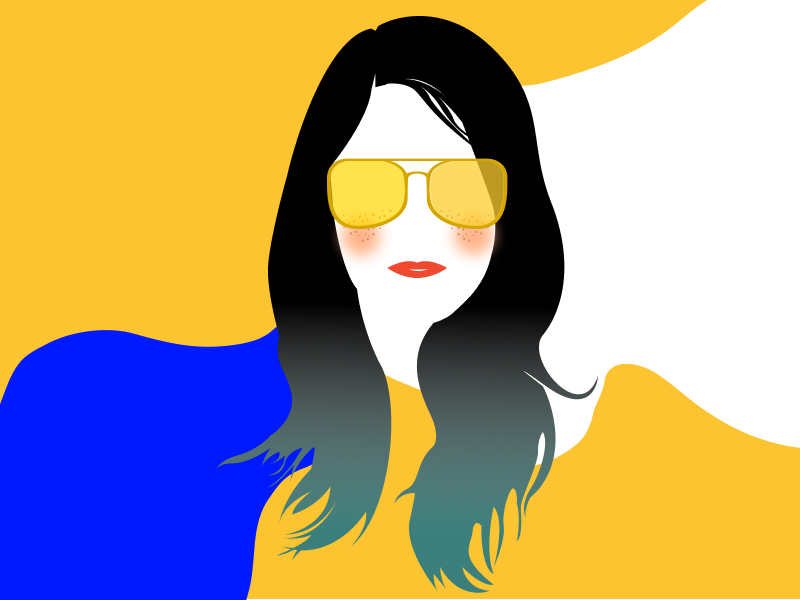 Contrast character design inspiration ui graphic design graphic digital design digital art digital art design vector icon perdón woman character figma illustration