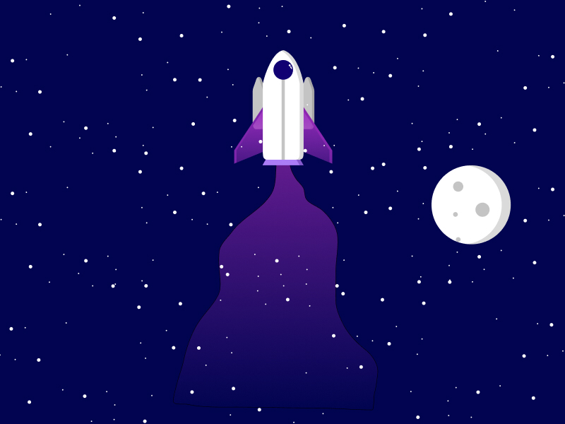 Color the Space moon rocket stars dribbblers character design inspiration ui graphic design graphic digital design digital art digital art design vector icon astronaut space figma illustration