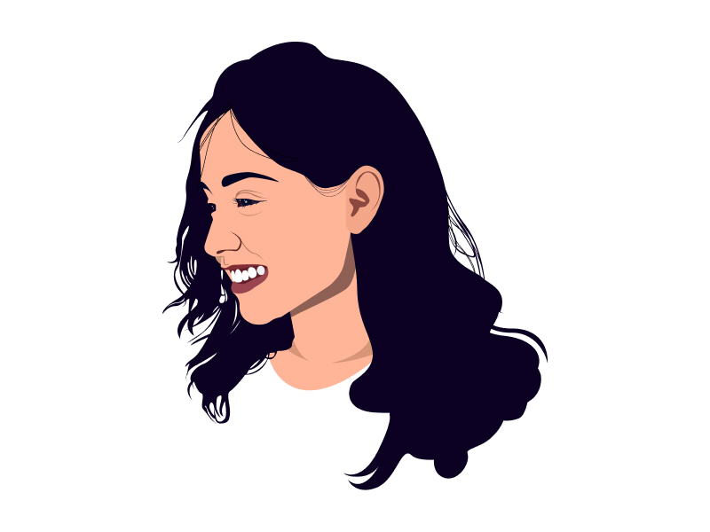 Chelo portrait dribbblers character design inspiration ui graphic design graphic digital design digital art digital art design vector icon smile fashion model character figma illustration