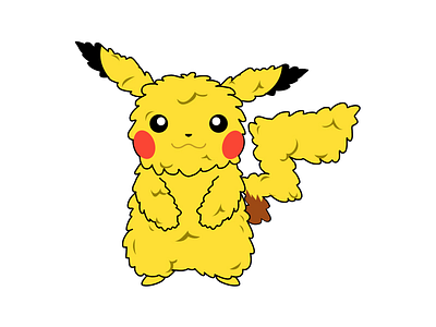 @furtoonz art cartoon cartoon network character design hype illustration pikachu pokémon pop art toon