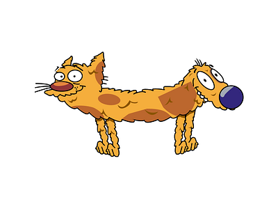 @furtoonz art cartoon catdog character design hype illustration nick nickelodeon pop art toon