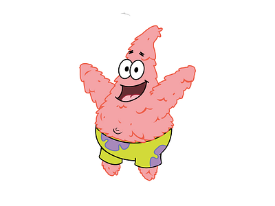 @furtoonz art cartoon character design hype illustration nickelodeon patrick star pop art spongebob toon