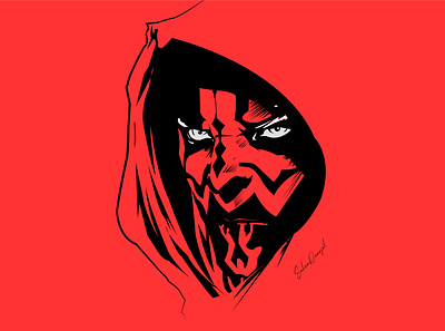 Darth Maul design illustration illustrator vector