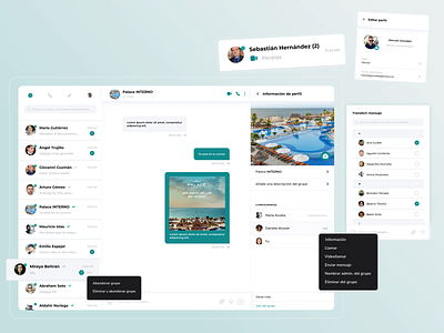 Palace Resorts - Web chat chat figma message ui design ux design web design