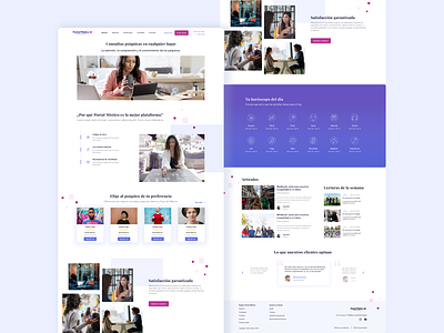 Portal Místico - Landing Page figma horoscope landingpage psychics uidesign ux design website design