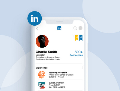 LinkedIn App Redesign app app design blue dashboard design figma flat linkedin mobile mobile app mobile ui profile profile page redesign social social network ui ui design ux uxdesign