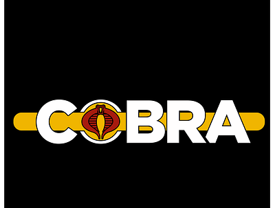 Cobra - The Enemy! branding design flat logo prints typography vector