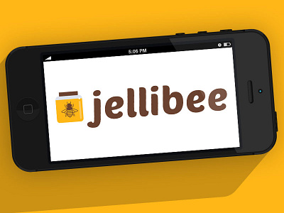 Jellibee athens design lettering logo mobile app type web application website