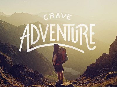 15/365 - Crave Adventure adventure drawing ink lettering