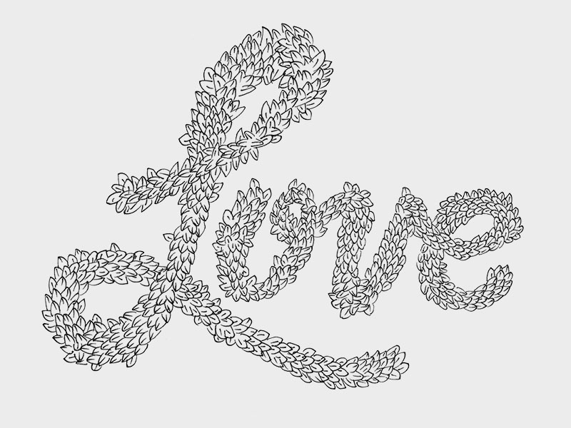 Love Line Drawing by Dina Rodriguez on Dribbble