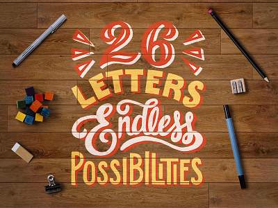 26 Letters Endless Possibilities