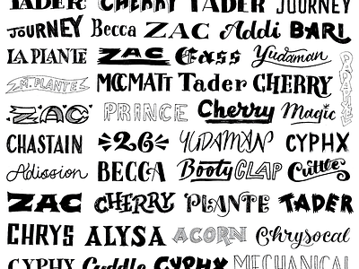 Twitch Raffle Participants contest giveaway hand lettering lettering twitch type typography