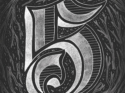 TYPEFIGHT 5 5 black and white chalk chalkboard competition drop cap hand lettering lettering type typefight typography vote
