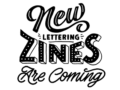 Lettering Adventures are coming in 2017! book ebook hand lettering learn lettering patreon publishing script type typography zines