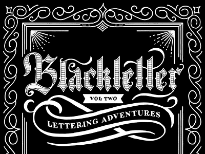 Learn Blackletter this February blackletter design hand lettering learn lettering lettering practice typography workbook