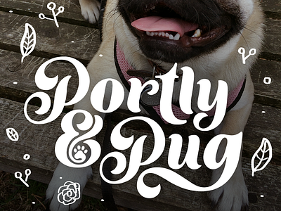 Portly & Pug Logo