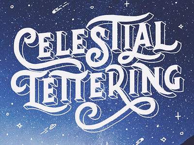 NEW Celestial Lettering Workbook