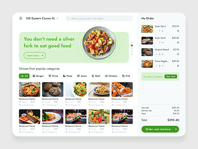 Food Delivery Dashboard Template business creative dashboard delivery design food landing mobile online order page template ui web website