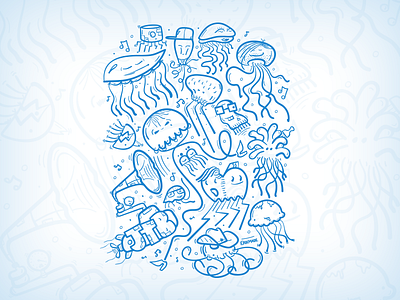 B-boys, divas, rastas, prepboys, dorks, tweakers, skaters. illustration jellyfish