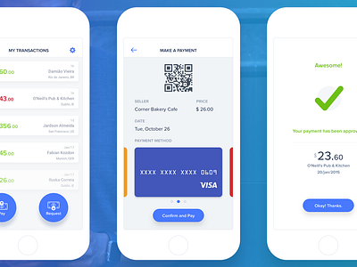 Quick Payments App by Max Josino on Dribbble