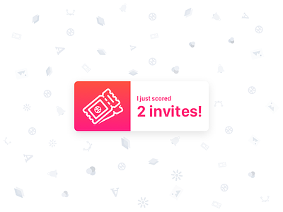 2 Dribbble Invites draft dribbble giveaway invitation invite prospect sketch