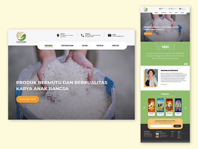 Agricultural Company Website Design figma ui uidesign ux web design website website design
