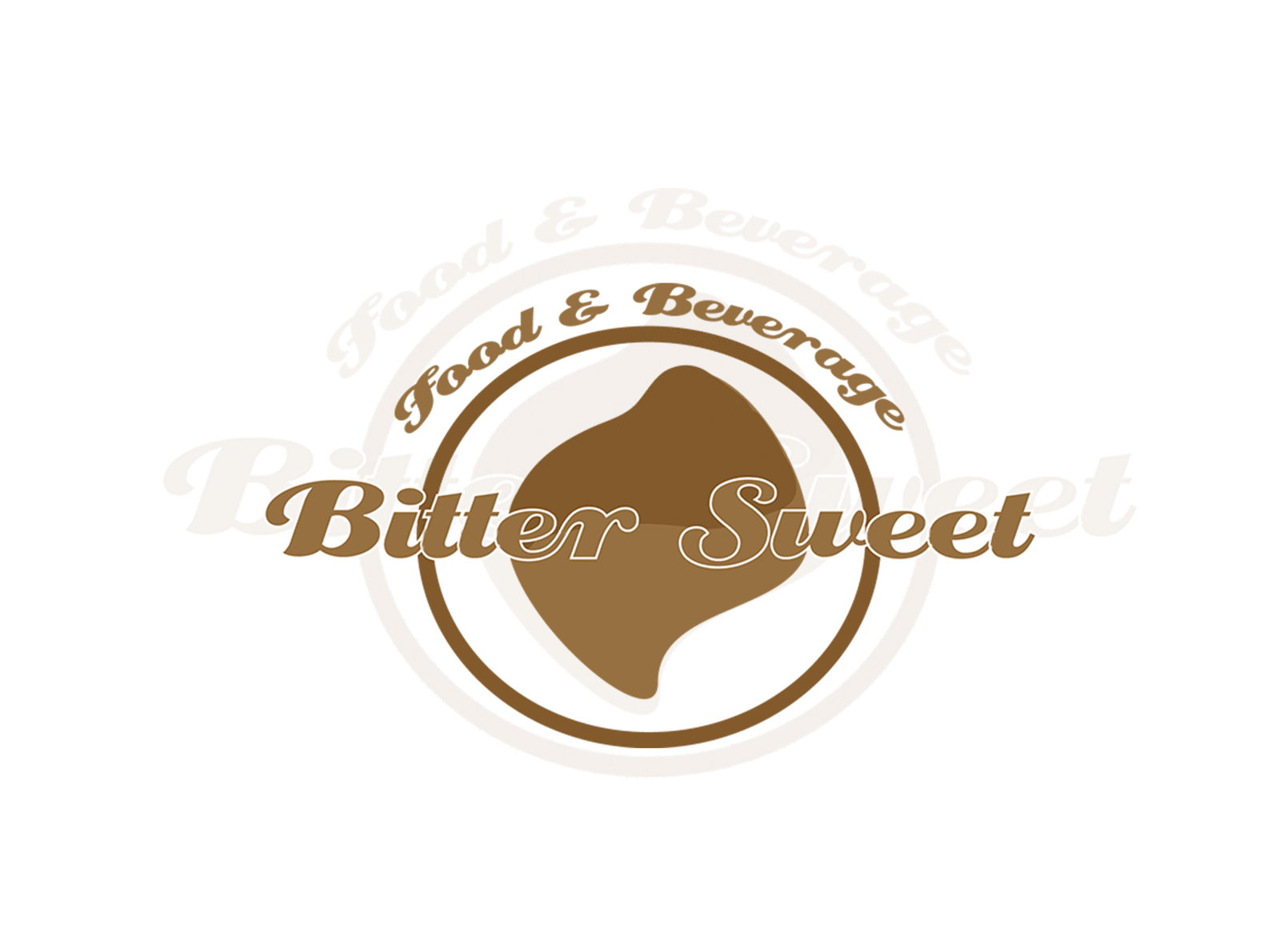 Bitter Sweet Logo and Brand Identity branding design logo