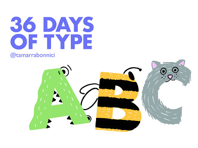 36DaysofType Dribble TB icon illustration typography