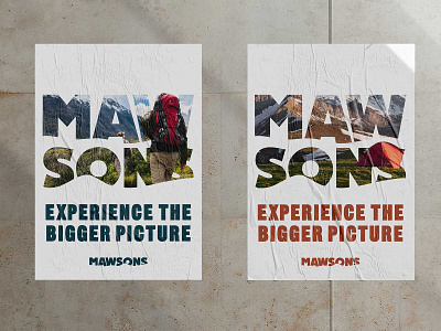 UPDATED - Mawson Posters branding design logo